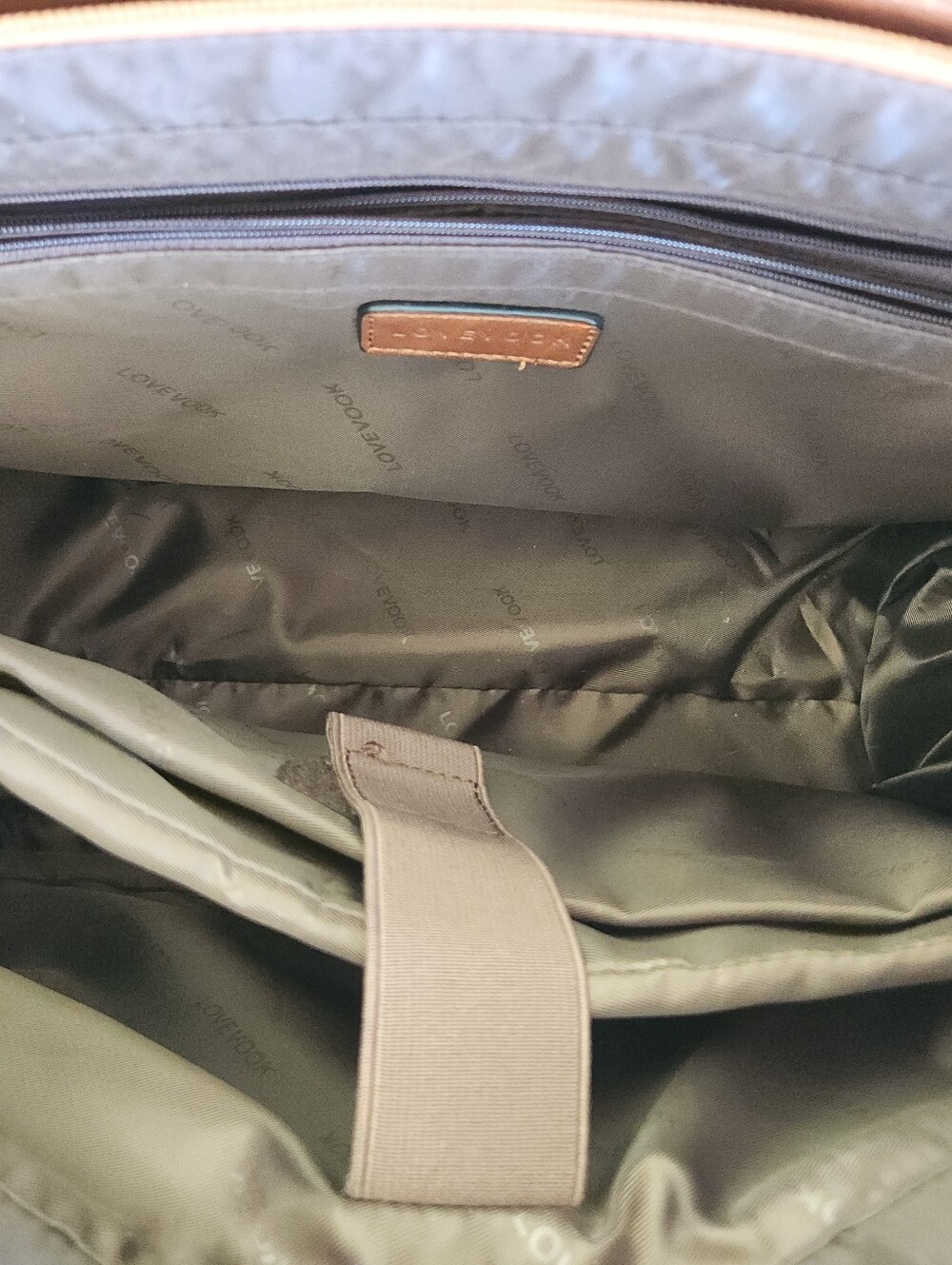 Vintage Style Leather Briefcase Laptop School Tote - Professional Carryall Purse - Picture 6 of 13